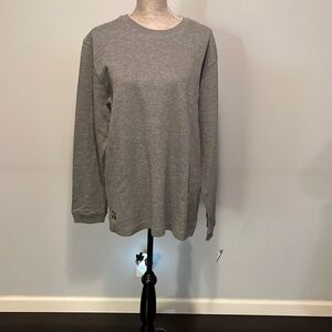 Quicksilver Waterman Collection Long Sleeve Pullover Sweatshirt Mens Medium Gray